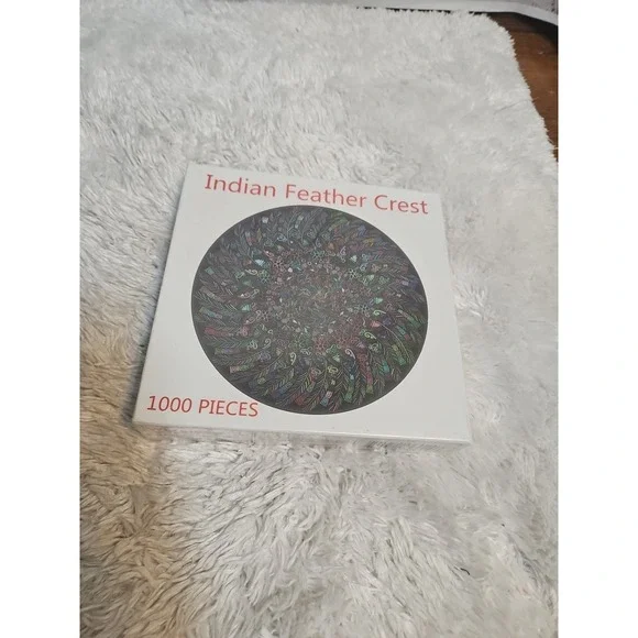 Bgraamiens‎ Puzzle - Indian Feather Crest (1000 Pieces) Brand New