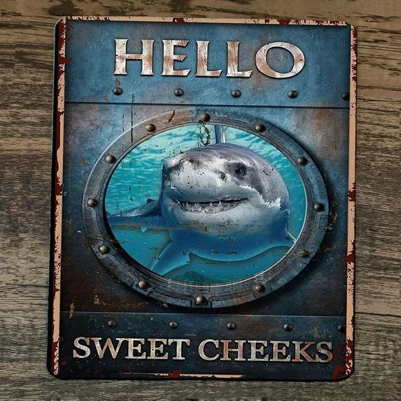 Mouse Pad‎ Hello Sweet Cheeks Shark