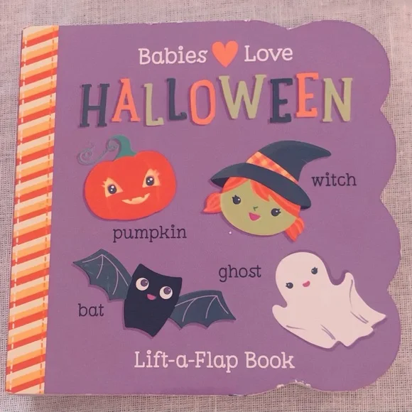 Babies Love Halloween: A Lift-a-Flap Board Book for Babies and Toddlers - NEW