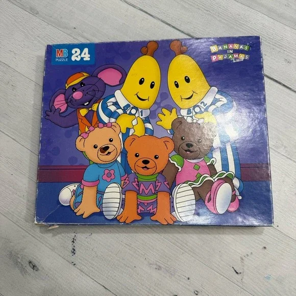 Vintage bananas in pajamas 24 piece puzzle