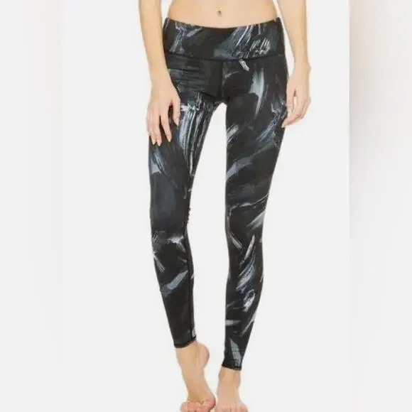 Alo Yoga High Waisted Airbrush Athletic Workout Gym Leggings Size XS