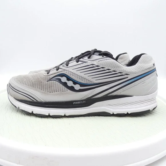 Saucony Echelon 8 Mens Running Shoes Grey Black Blue S20574-30 Size 12