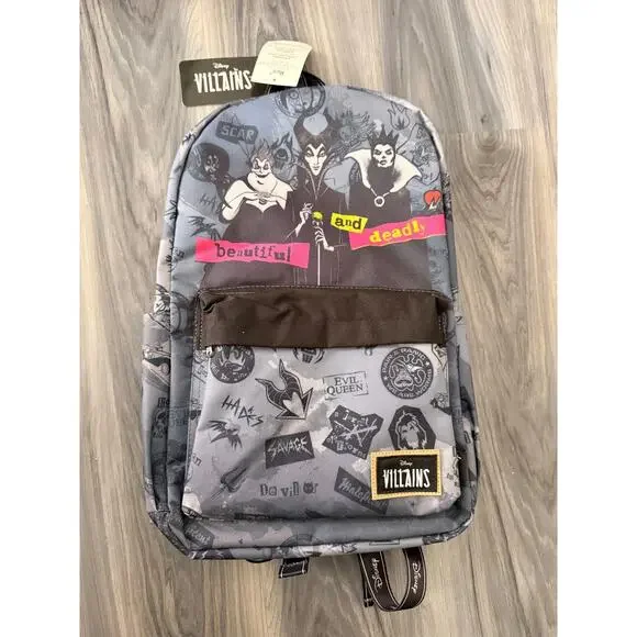 KBNL Classic Disney Villains Backpack with Laptop Compartment