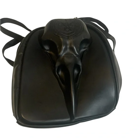 Spencer's Black Raven Backpack Steampunk Gothic