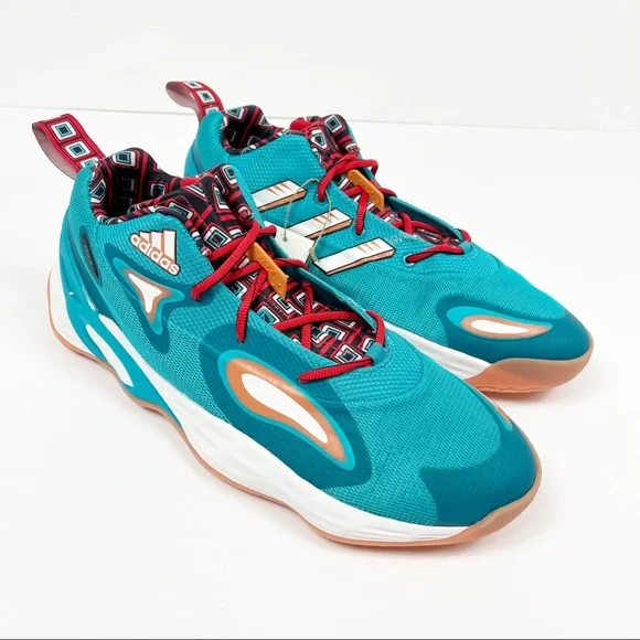 Adidas Exhibit‎ A Teal Basketball Shoes 12.5
