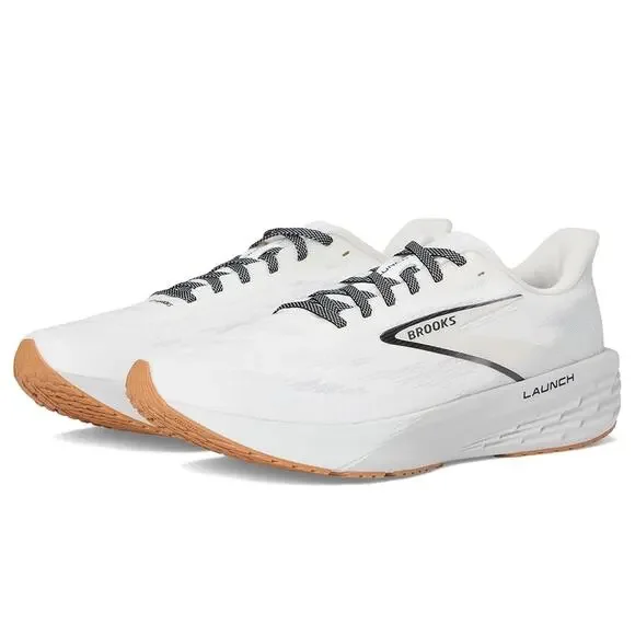Brooks Men's Launch 11 Running Sneaker Shoes Breathable White Size 9.5M NWB