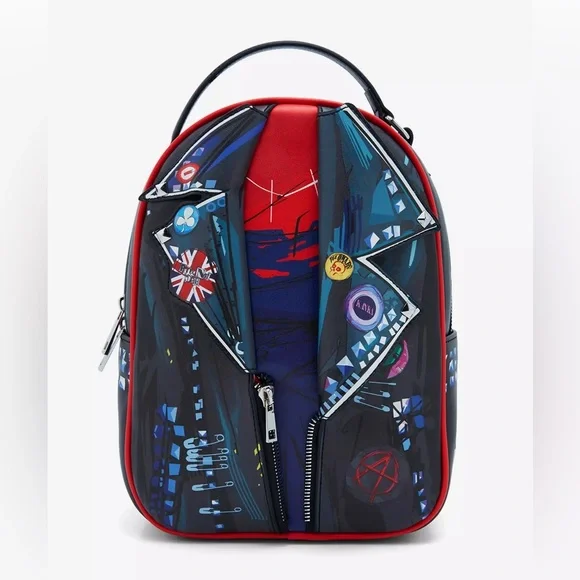 Her Universe Marvel Spider Man Across the Spiderverse Punk Mini Backpack