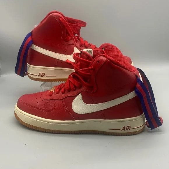 Nike Air Force 1☆ High 07 Red Men's Size 7Y (8.5 Women)