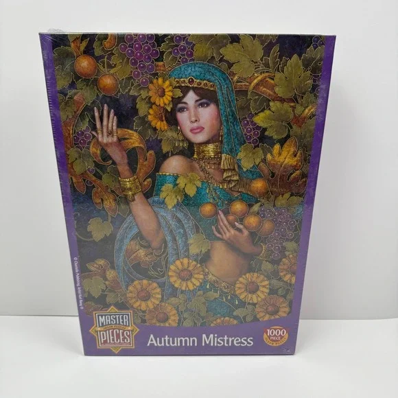 Karl Bang Puzzle Autumn Mistress 1000 Piece Master Pieces Jigsaw Made USA 70006