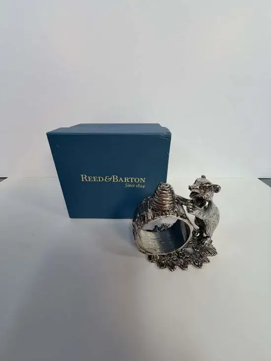 Reed & Barton The 1824 Collection Bear Napkin Ring 1827