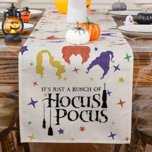 Hocus Pocus Halloween Table Runner