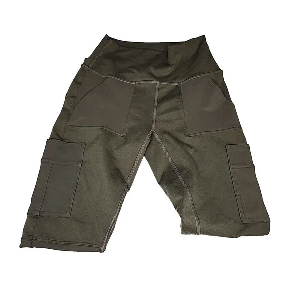 ALO High Waisted Yoga Legging Olive Size XS RN # 87370 EUC