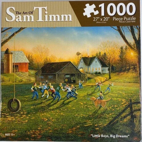 The Art of‎ Sam Timm Little Boys Big Dreams 1000 Piece Jigsaw Puzzle Sealed