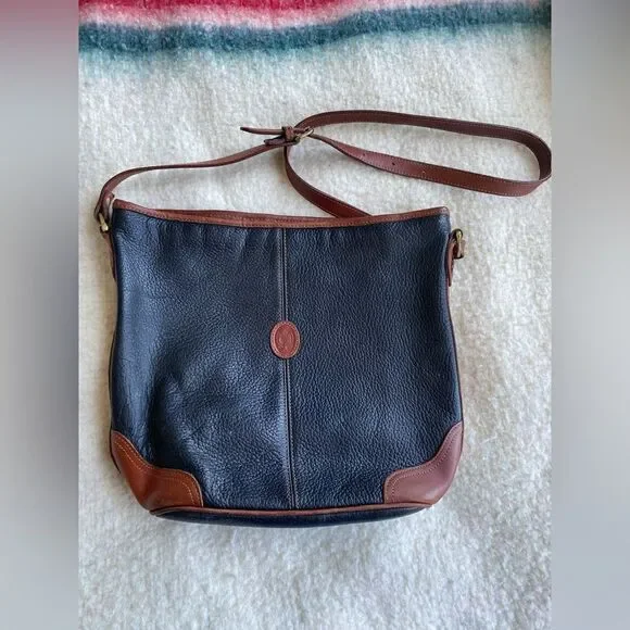 90s Liz Claiborne Vintage Leather Crossbody