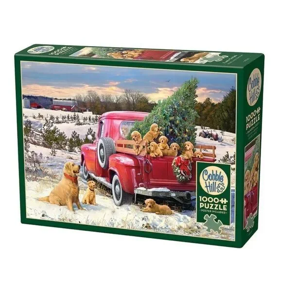 Cobble Hill Family Outing Dogs 1000 pc Jigsaw Puzzle
