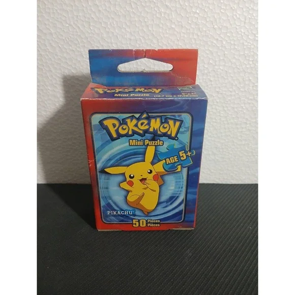 Pokémon Pikachu 2004 Hasbro 50 Piece Mini Puzzles Read Sealed Bag‎ Complete