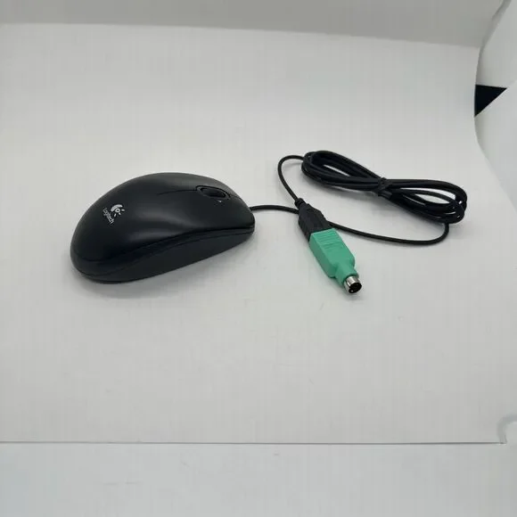 Logitech B120 USB Optical Wired Scroll Mouse (Black) 5.0V 100mA Combo Optical