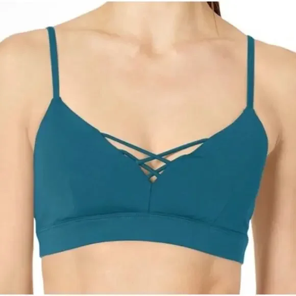 Alo Yoga Interlace Yoga Sports Bra (Size Small)