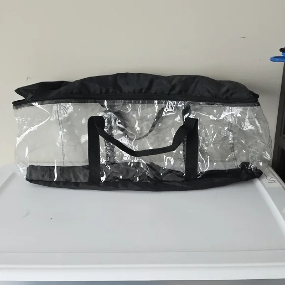 Clear Baseball Cap Storage Travel Bag Hat Organizer Holds Multiple Caps