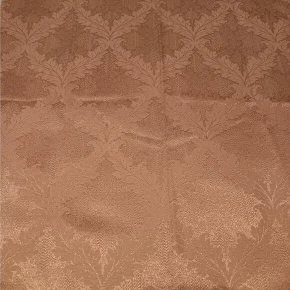 EUC JCPenney Home Collection 4 Gold Jacquard Print Square Cloth Napkins 20X20