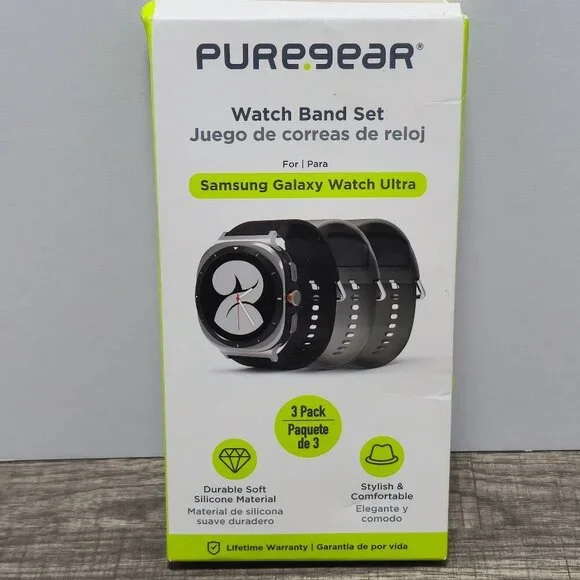 PureGear Watch Band Set Samsung Galaxy Watch Ultra - 3 Pack