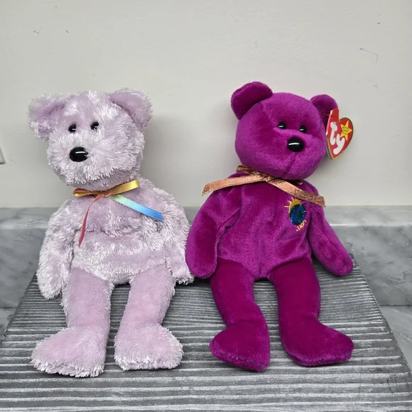Set‎ of Two Ty Beanie Babies in Great Condition! Fun Kids Stuffed Animals Plush!