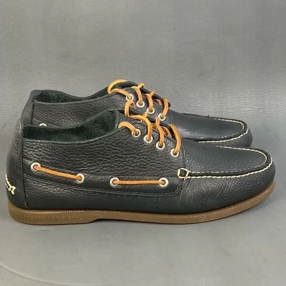 Sperry Top Sider Black Leather Chukka Boot shoes Men’s Size 11