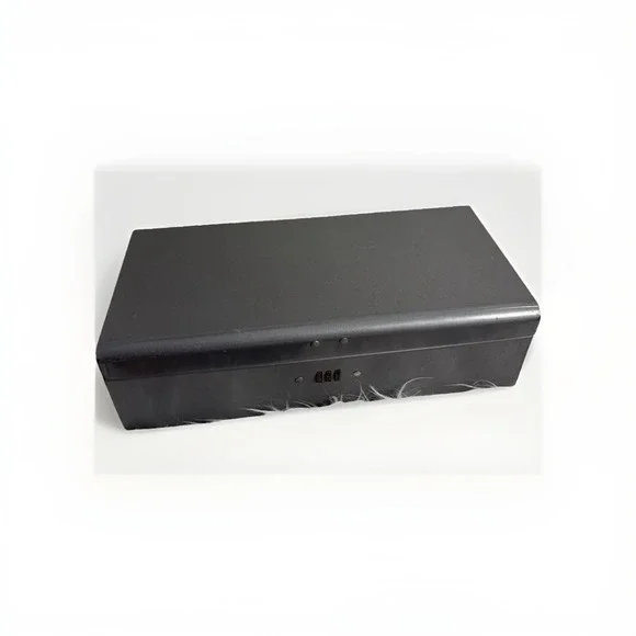 Vtg Bemis & Call Sesamee Policy Box Black Metal‎ Document Safe Combo Lock