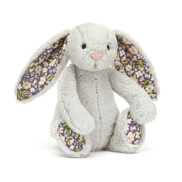 Jellycat Blossom Silver Bunny 'Bloom' Plush