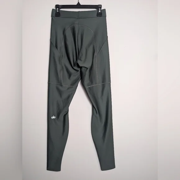 Alo Yoga Leggings Airlift Utility Pockets Green Sz Xxs