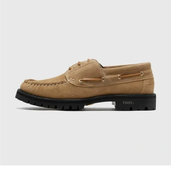 Vinny´S Aztec Suede Boat Shoe-Sand‎