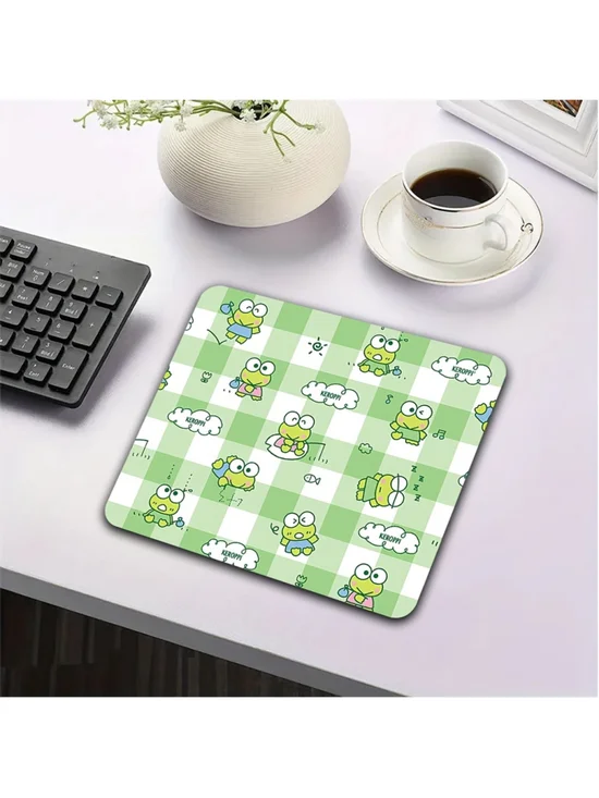 #KP-286 Keroppi Checkered Mouse Pad One Size