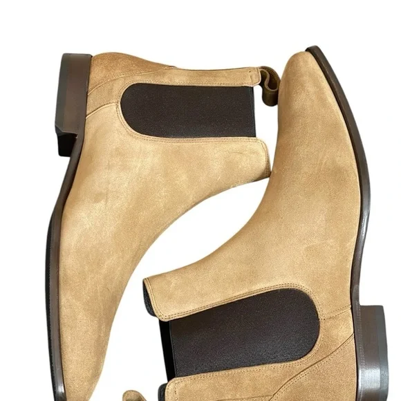 New! Perlie Chelsea‎ Boots - Dark Beige size 46 USA 13