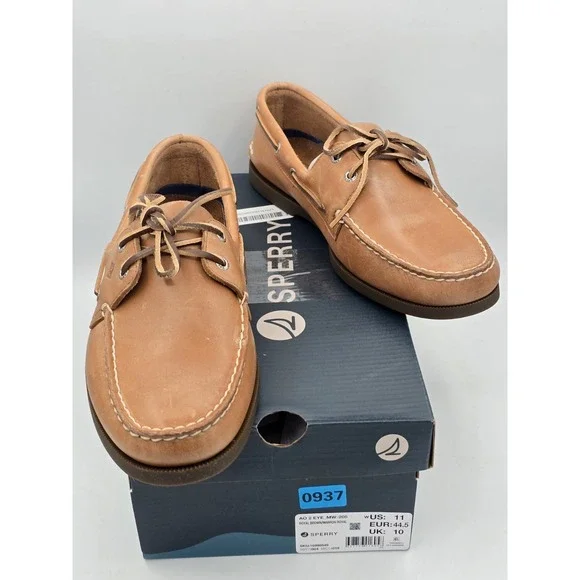 Men's SPERRY AO 2-EYE MW-205 - ROYAL BROWN - Size 11 M
