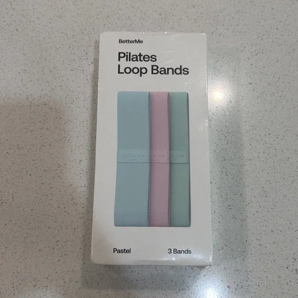 NEW BetterMe Pilates LOOP BANDS 3 Pack Resistance Set Workout, Pilates Yoga NIB