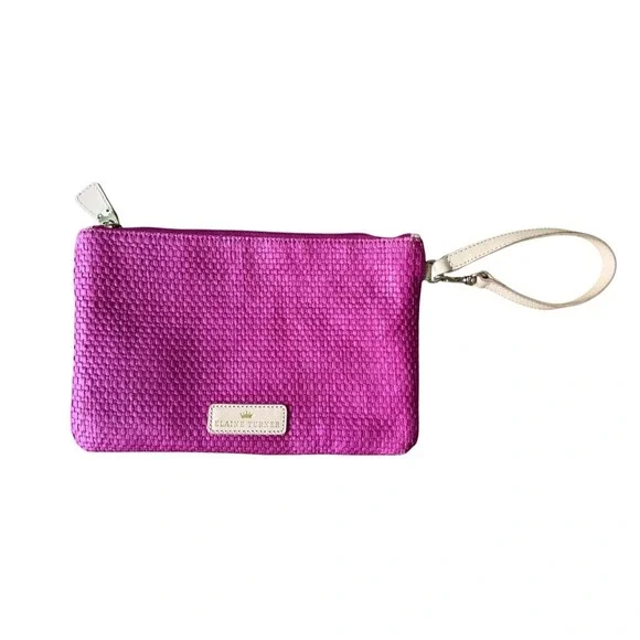 Elaine Turner Pink summer‎ wristlet