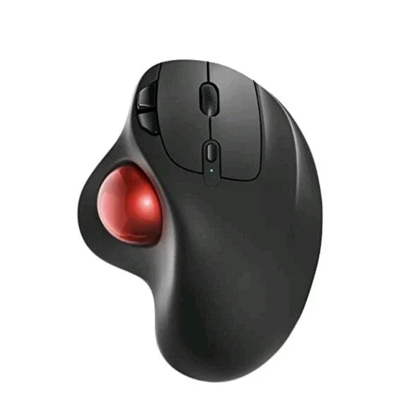 Nulea M501 Wireless Trackball Mouse Rechargeable Ergonomic Easy Thumb Control