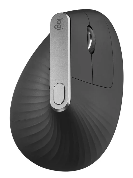 Logitech MX Vertical Ergonomic Wireless Mouse.
