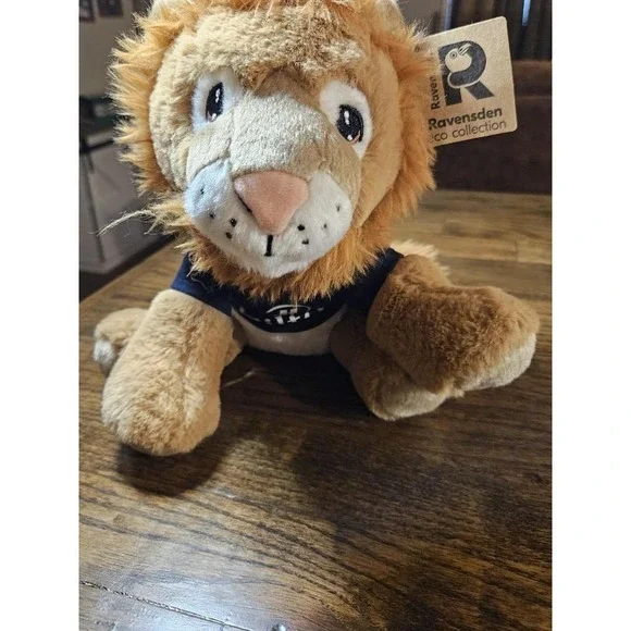 Ravensden Stuffed Lion Plush Toy From Their Eco Collection. New with Tags