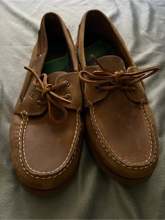 Sperry Men’s Leather Boat Shoes Size 10M Top Sider Non-Marking