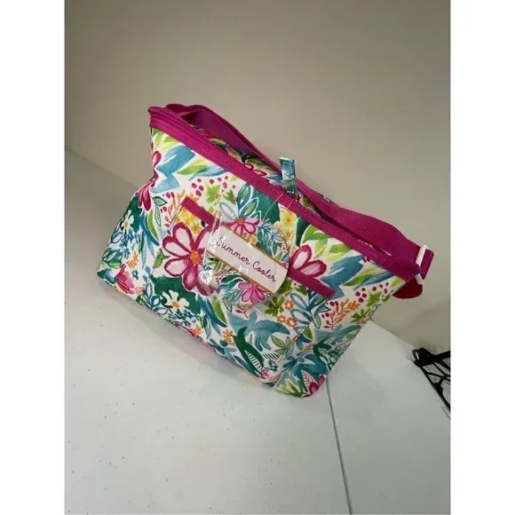Floral NWT insulated bag pink large by Arcadia
