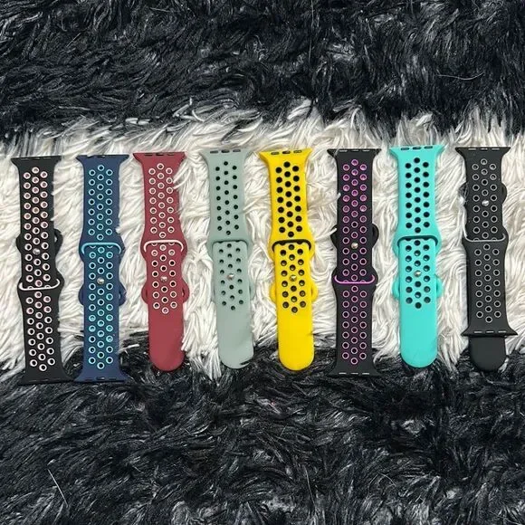 Apple Watch Compatible Sport Bands, Lot of 8