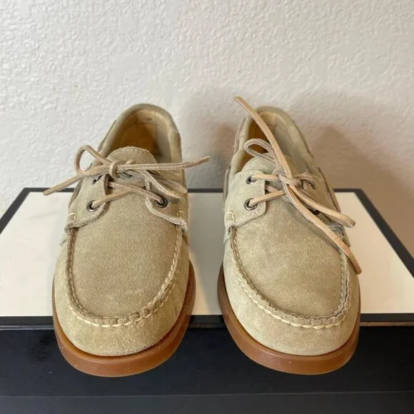 Sebago DockSides Boat Shoes Brown Suede Casual Slip On‎ Men's Size 9 M