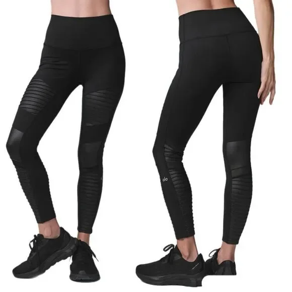 ALO 7/8 High-Waist Moto Legging