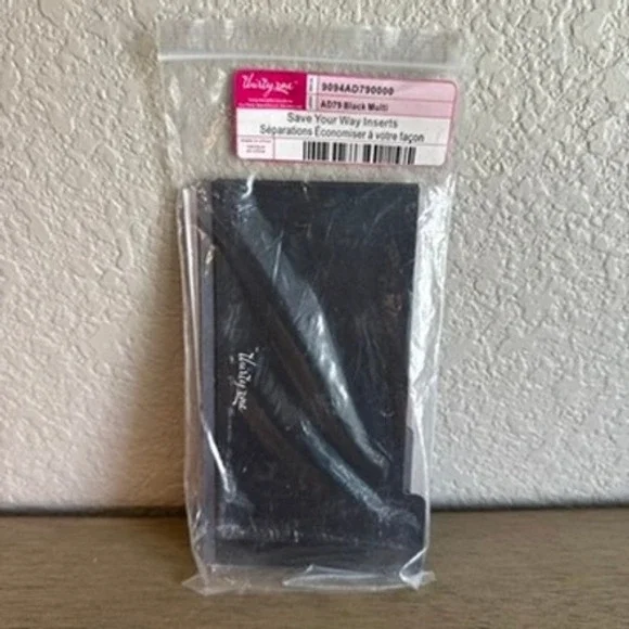 Thirty-One Gifts Save Your‎ Way Inserts Black Multi New in Package Organizer