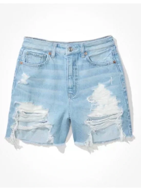 NWT American Eagle Denim Baggy Mom Short