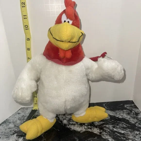 1995 Ace Novelty Looney Tunes Foghorn Leghorn Rooster Chicken Plush 12”