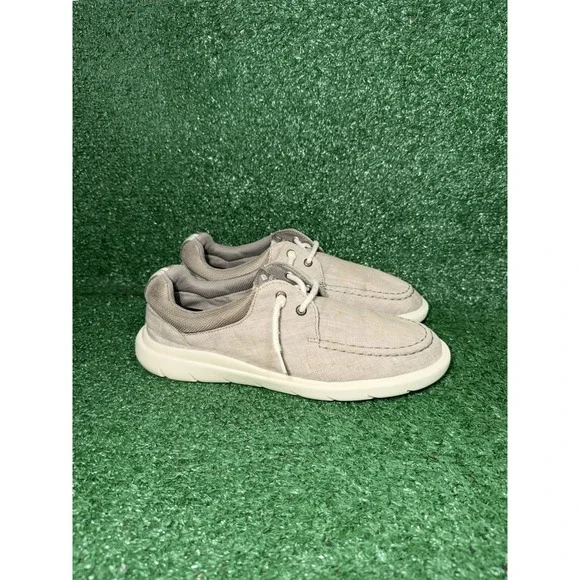 Sperry Captain's Moc Mens Size 9.5 Beige Slip On Boat Shoes Comfort Sneakers