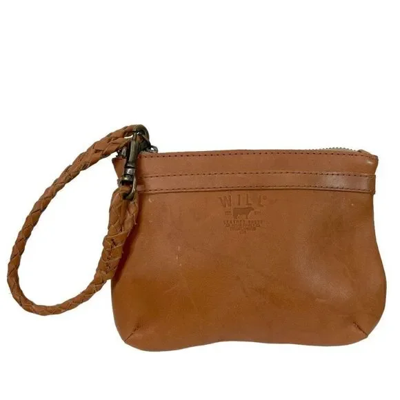 Will Leather Goods Eugene Oregon Tan Leather Zip Pouch 8