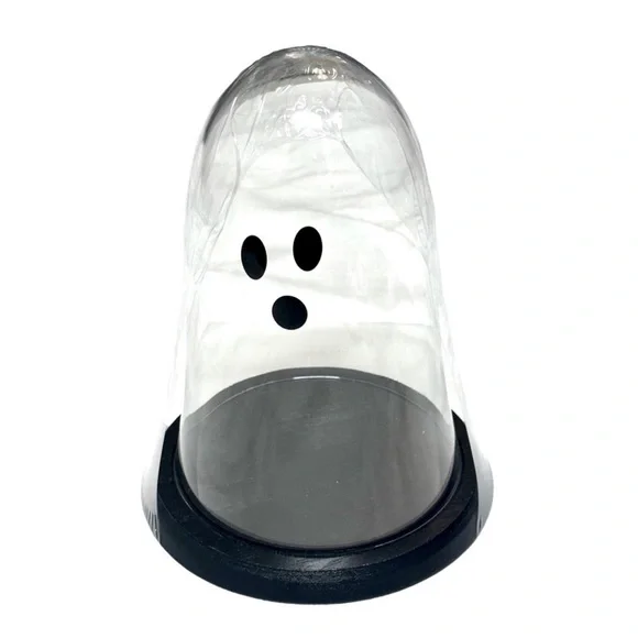 Target Halloween ghost clear glass cloche